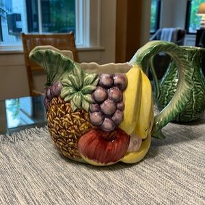 Vintage 1988 Fitz and Floyd 1.5 Quart Calypso Pitcher